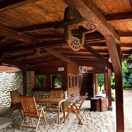 Basen - Drewniany Dom Z Duzym Stawem *