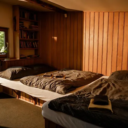 Basen - Drewniany Dom Z Duzym Stawem Prázdninový dům Przesieka