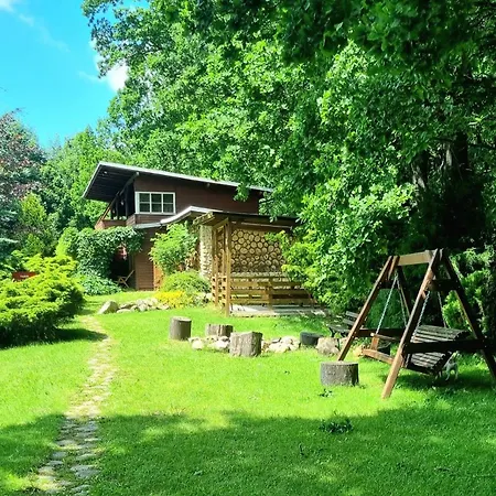 Prázdninový dům Basen - Drewniany Dom Z Duzym Stawem Przesieka